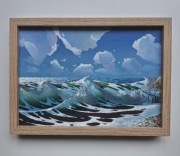 Słoneczny dzień nad morzem. 30 x 21.Ihor Tormin