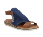 Sandały skórzane jeansowe Venezia 38