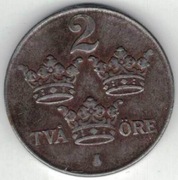 Szwecja 2 ore 1942 - 21 mm  - nr 2