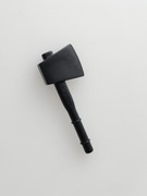 Lego element 4438, czarny topór do 4707 4476 7417 - Fabuland i Star Wars