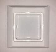 Ramka pojedyncza Hager Polo Optima biała - używana