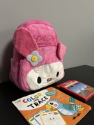 Plecaczek dla przedszkolaka 18|23cm. Do tego kolorowanka i 12 kredek.