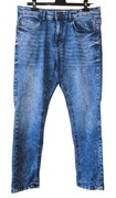 Niebieskie wzorzyste męskie Dżinsy Cropp W 32 L 32 około XL