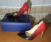 NOWE Drapieżne Szpilki 43 - 43,5 (US 12) / Lakier Szpilka 12 cm