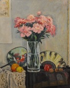 Martwa natura z wachlarzami Kazimierz Wilk 2300 zł