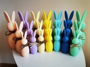 Zajączki dekoracyjne 3 szt 