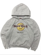 Szara Bluza Hard Rock Cafe Orlando nadruk na przodzie