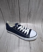 Trampki tenisówki sportowe niskie wygodne granatowe 