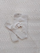 szare prążkowane rajstopy H&M rozmiar 122/128