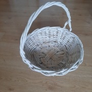 Kosz wiklinowy osłona doniczki ozdoba ogrodowa  kwietnik 48cm średnica 