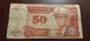 BANKNOT ZAIR 50 ZAIRES 1993 ROK RZADKI 