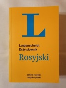 Duży słownik polsko-rosyjski Langenscheidt nowy żółta okładka