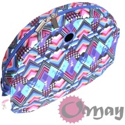 Niebieski organizer do Obag MOON LIGHT zygzak chabrowy 2 kieszenie OMAY