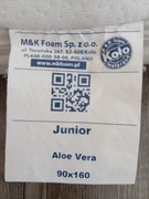 Materac Junior 10 (90*160) Aloe Vera + Stelaż Twinflex NV