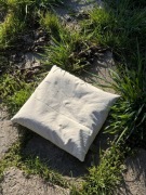 Poduszka z łuską gryki 40x40cm. Szyte przez moją mame <3