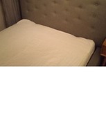 Rama łóżka 140x200 tapicerowana szara