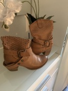 Ovye botki 36 brąz bez 