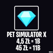 Diamenty Diament Gemy Gem - Pet Simulator X+Gratis
