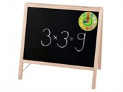 Tablica kredowa magnetyczna suchościeralna dwustronna PLAYTIVE 3+