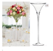 3 x kielich martini na kwiaty lub inne dekoracje