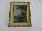 Obraz miniatura na jedwabiu  ,,Góry "