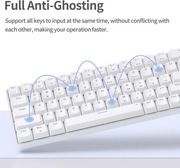 Klawiatura Gamingowa Mechaniczna Anti Hosting Red Switch