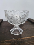 Szklana cukiernica owocarka LIBOCHOVICE UNION 