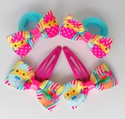 Zestaw do włosów komplet spinki Wielkanoc frotki gumki świąteczny święta