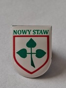 Herb miasta Nowy Staw przypinka pin odznaka wpinka