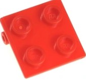 LEGO PLATE 2X2 ROCKING RED 613421/6134