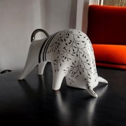 Byk znak zodiaku Figurka Byczek ceramiczny, ręcznie malowany