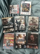 8 gier komputerowych na PC pudełka box