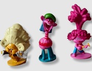 DWA Trolls Trolle Kufer Trollzart Poppy figurka 3szt Zestaw 