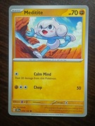 Meditite 078/142 Karta POKEMON TCG Scarlet & Violet Stellar crown