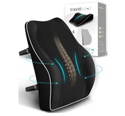 Ergonomiczna poduszka z pianki memory, poduszka lędźwiowa, TRAVEL EASE