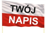 Flaga Polska Kibica 90X150 cm Polski z Napisem