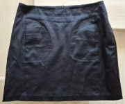 Spódnica czarna Kapp Ahl kieszonki zamek 40