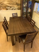 Stół dębowy & 6 krzeseł