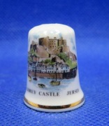 Naparstek Kolekcjonerski Porcelanowy - Zamek Jersey 