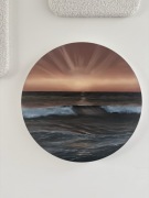 Obraz olejny Zachód Słońca nad morzem