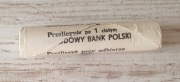 Rulon 1zł 50 sztuk stan meniczny bankowy