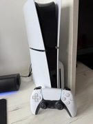 PS5 slim 1TB z napędem JAK NOWA-gwarancja