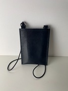 SKÓRZANA saszetka na telefon | portfel | HANDMADE | PARACORD