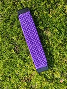 Ręcznie robiony pasek do zegarka Garmin 26mm QuickFit Fioletowy Paracord
