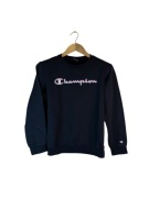 Bluza dziecięca champion czarna duże logo 13 lat