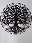 Mandala drzewko szczęścia /życia 