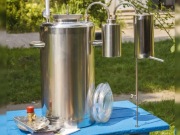 Autoklaw z destylatorem i suszarką (bubbler) 