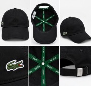 Czapka z daszkiem Lacoste – czarna – ORYGINALNA
