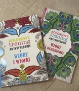 2 kolorowanki antystresowe