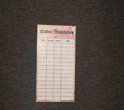 Status finansowy, oszczędnościowy do budżetu A6 - Sakura